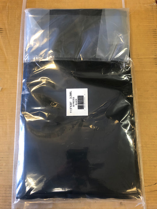 Vacuum Sealing Storage 11.5"x20" Black/Black 50pc (3.2mil)