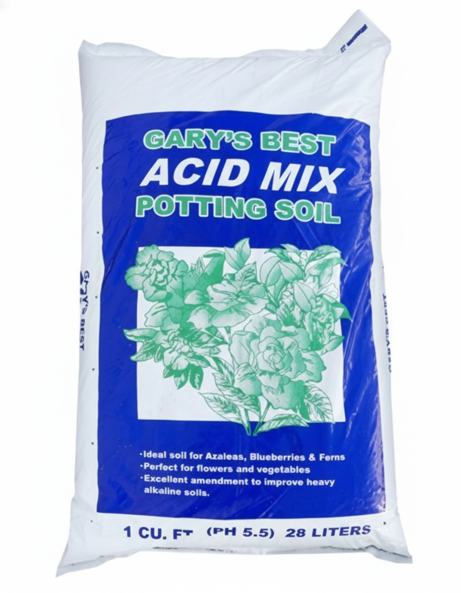 best pot mix Gary's Best ACID MIX Potting Soil, 1 cu ft – Sunny Tools & Garden