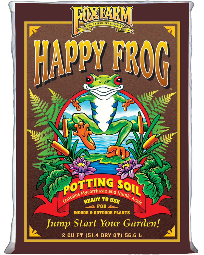 FoxFarm Happy Frog Potting Soil, 2cu ft (for Indoor/Outdoor Container Plants)