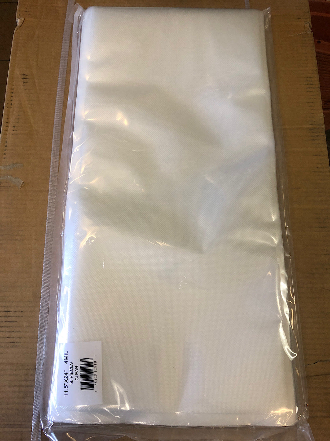 Vacuum Sealing Storage 11.5"x24" Clear/Clear 50pc (4mil)