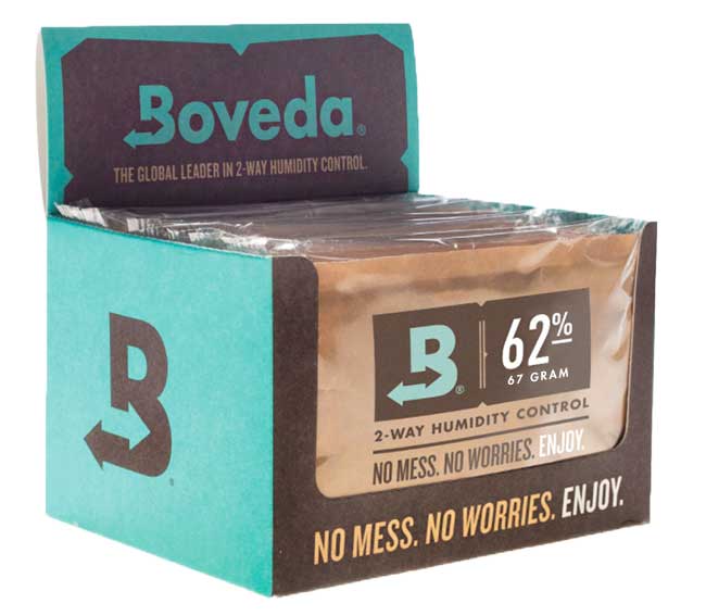 Boveda 62% (67 Gram) 2 Way Humidity Control, 12 pack