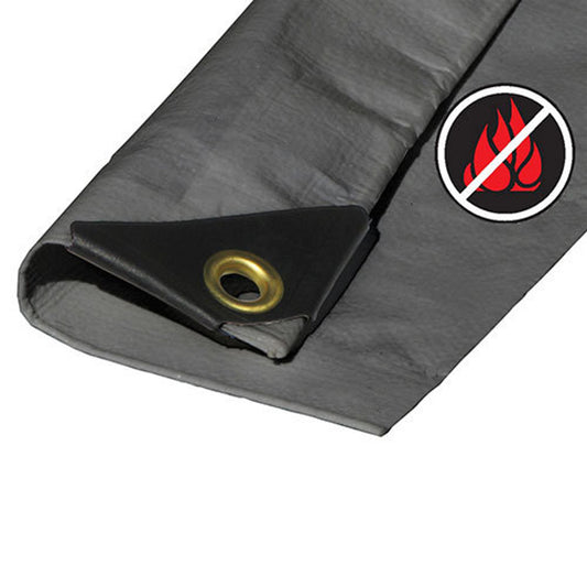 Tarp FIRE RETARDANT Silver