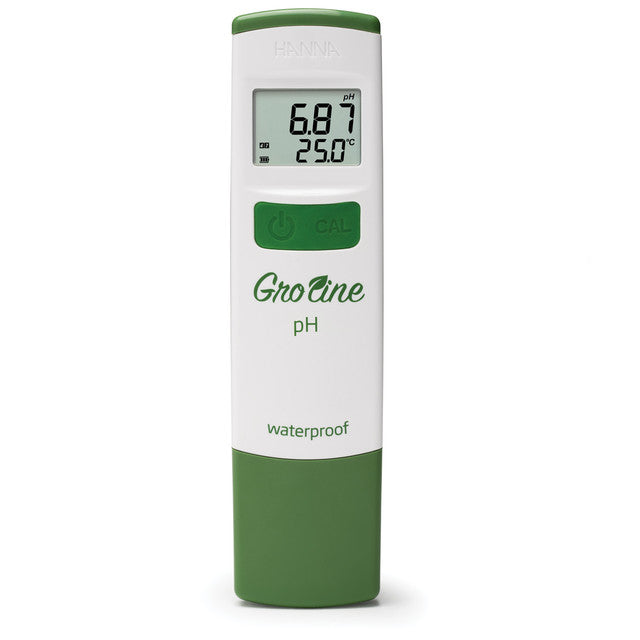 Hanna GroLine HI98118 Waterproof Hydroponic pH Tester (pH/Temperature)