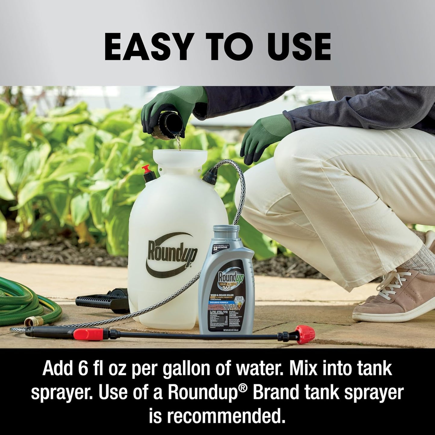 Roundup 32 fl. oz. Dual Action 365 Weed and Grass Killer Plus 12-Month Preventer Concentrate