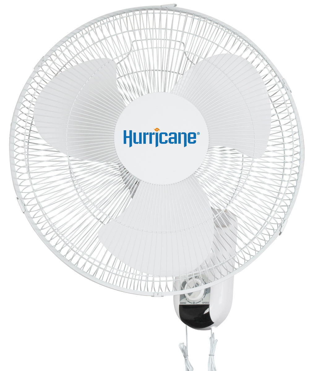 Hurricane Classic Wall Oscillating Mount Fan 16 in